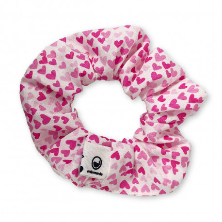 Pink Hearts Scrunchie for Nurses