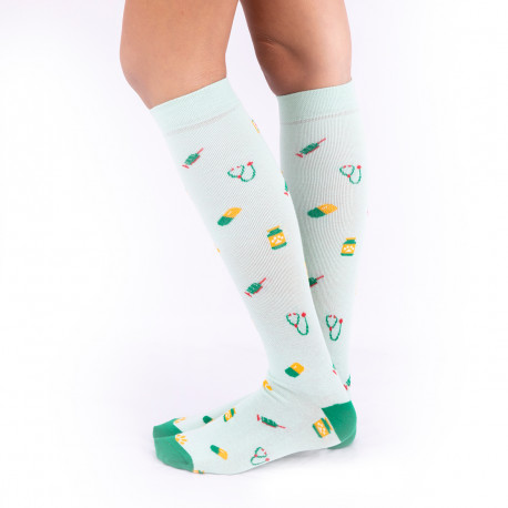 Printed Compression Socks -...