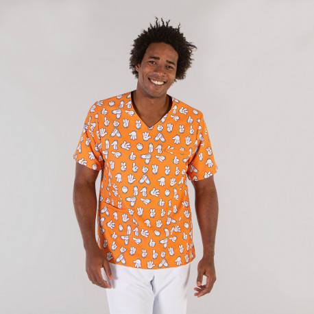 Unisex Microfiber Scrub Top - LITTLE...