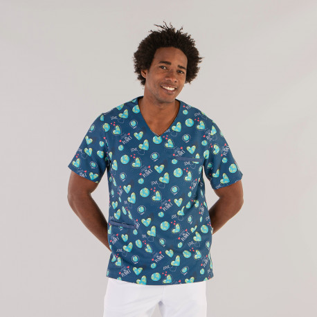 Unisex Recycled Microfiber Scrub Top...