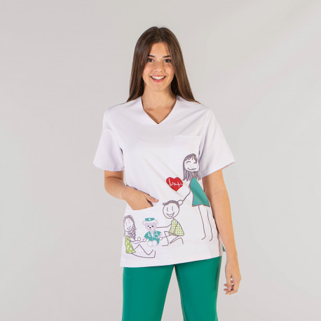 Unisex Microfiber Scrub Top...