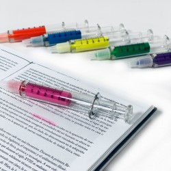Thick highligher fluorescent marker - Syringe