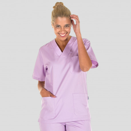 Women's V-Neck Scrub Top -...