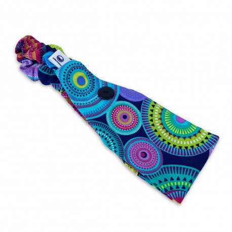 Psychedelic Hairband with Buttons