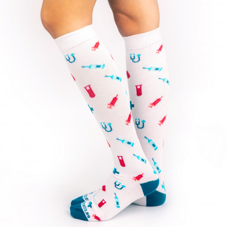 Printed Compression Socks -...