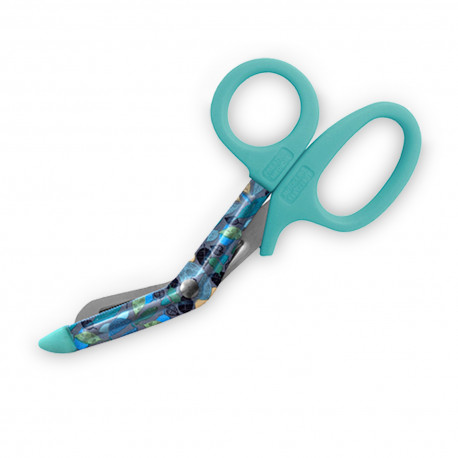 Printed Bandage Scissors - Turquoise...