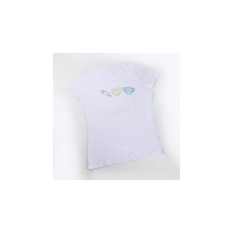 Woman's White T-shirt - Nursing Design