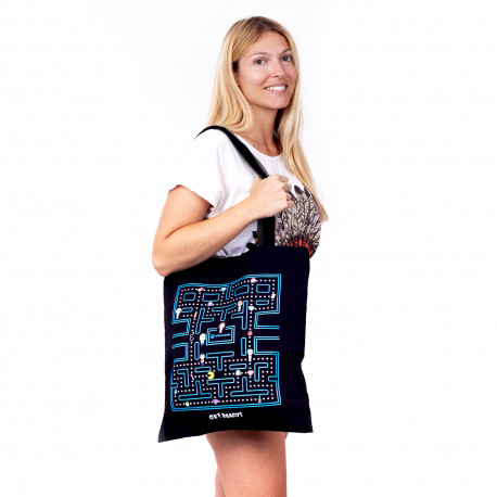 pacman tote bag