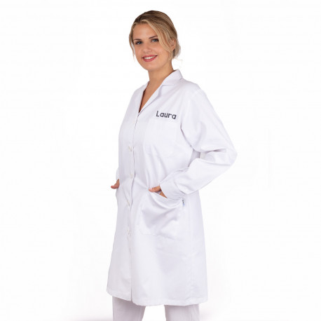 Women's Lab Coat - White - Customisable