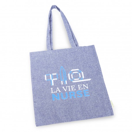 Blue nursing tote bag - Salusplay