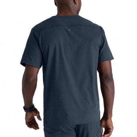 Men's V-Neck 2-Pocket Scrub Top -...