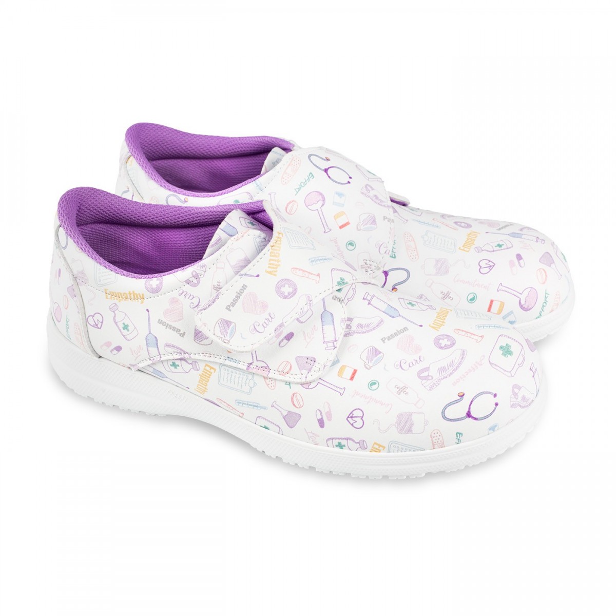 Printed 2025 nursing shoes