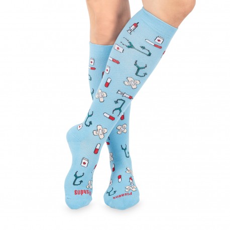 Printed Compression Socks - Healthy...