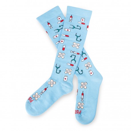 Printed Compression Socks - Healthy...