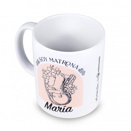 Printed mug - Midwife Baby...