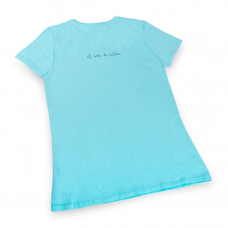 Woman's Eco Aqua T-shirt - Band-Aid...