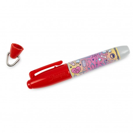 mini sharpie enfermeril rojo