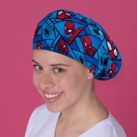 Long Hair Surgical Cap with buttons -...