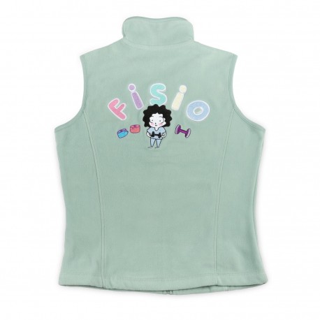 Women's Embroidered Fleece Vest -...