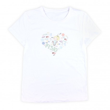 Camiseta estampada mujer - Fisio_corazón