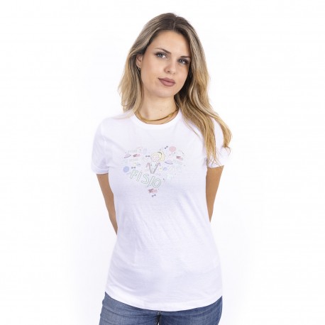 Camiseta estampada mujer - Fisio_corazón