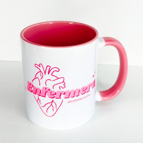 Classic pink mug @enfermerarubia