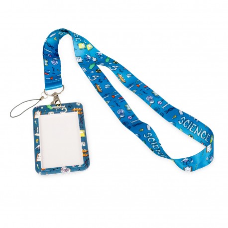 Lanyard with ID holder - science