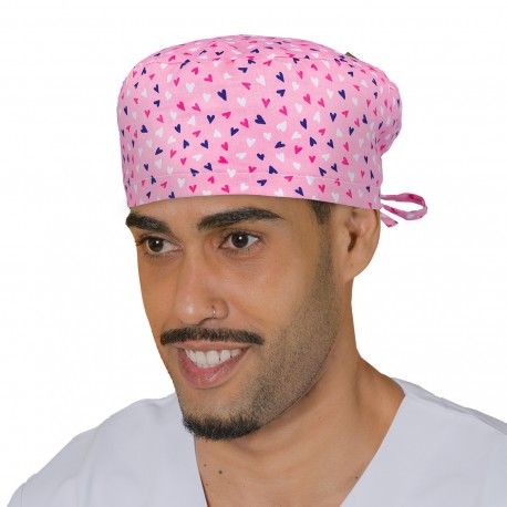 gorro enfermeril estampado