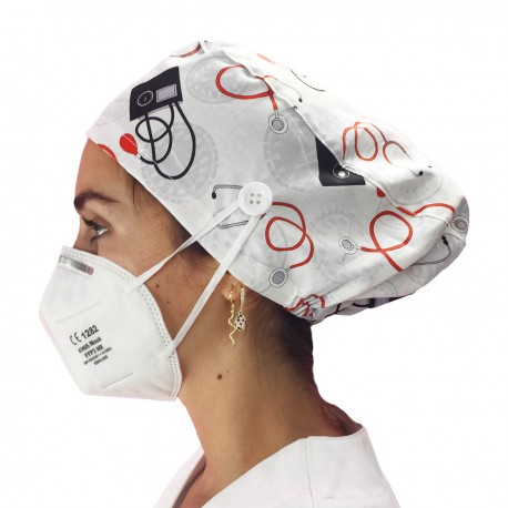 Long Hair Surgical Cap with...