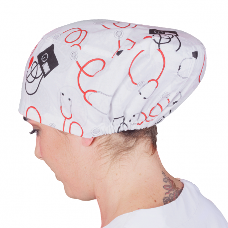 Long hair surgical cap -...