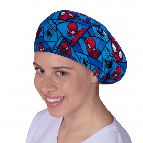 Long Hair Surgical Cap with buttons -...