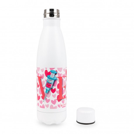 Personalizable Thermo Bottle - Hearts