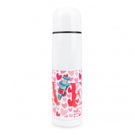 Stainless Steel Thermos - Hearts