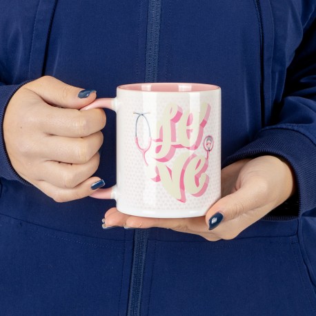 Classic Pink Mug - Love