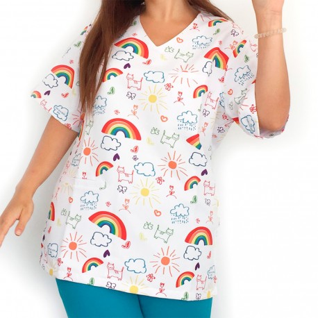 Unisex Microfiber Scrub Top...