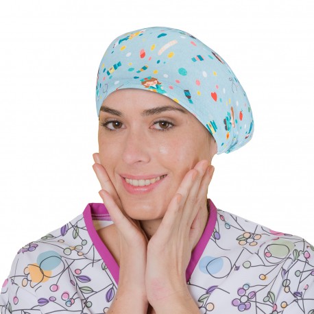 Long Hair Surgical Cap - nursing care...