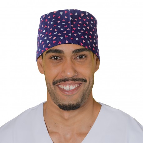 Short hair surgical cap - Navy Blue...