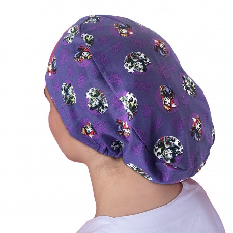 Long Hair printed Surgical Cap - Wicked