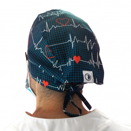 Short Hair Surgical Cap with buttons...