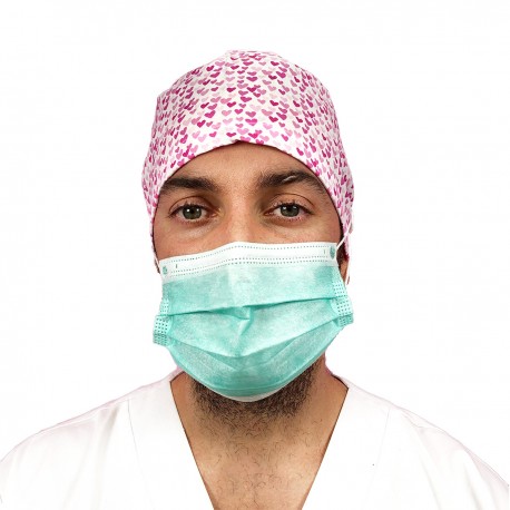 Short Hair Surgical Cap with buttons...