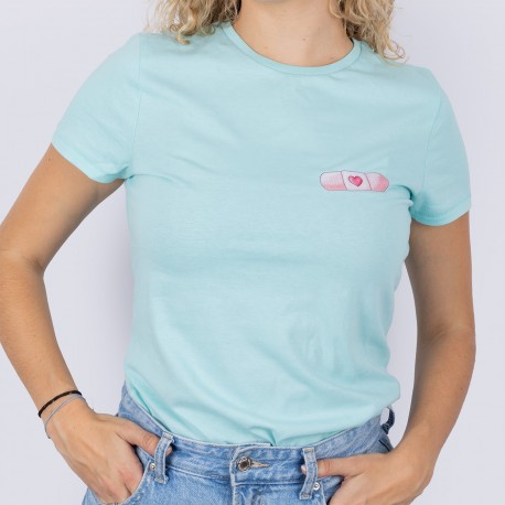 Woman's Eco Aqua T-shirt -...