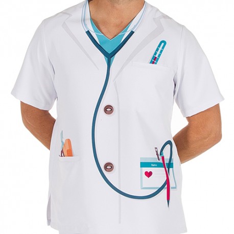 Unisex Microfiber Scrub Top - MAGIC...