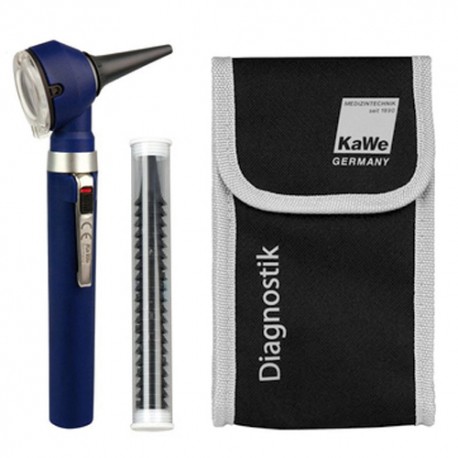 navy LED fiber optic otoscope