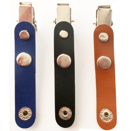 Leather Clip for ID Holder