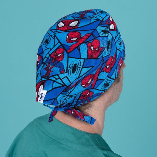 spider man scrub cap