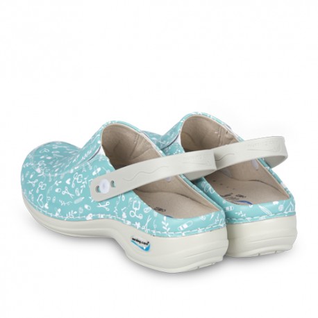 Washable Leather Nursing Clog -...