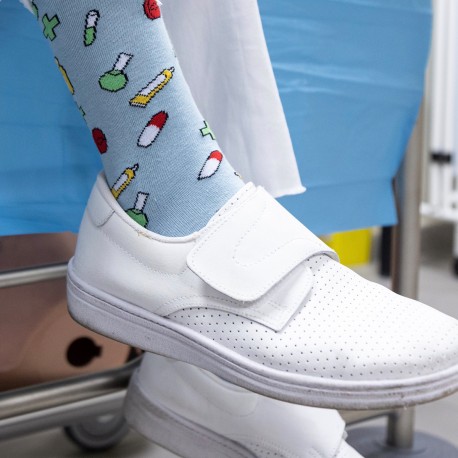 Printed Midcalf Socks - Pharma