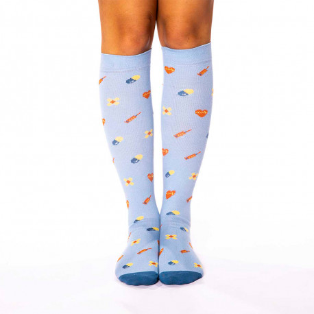 Printed Compression Socks - Pills