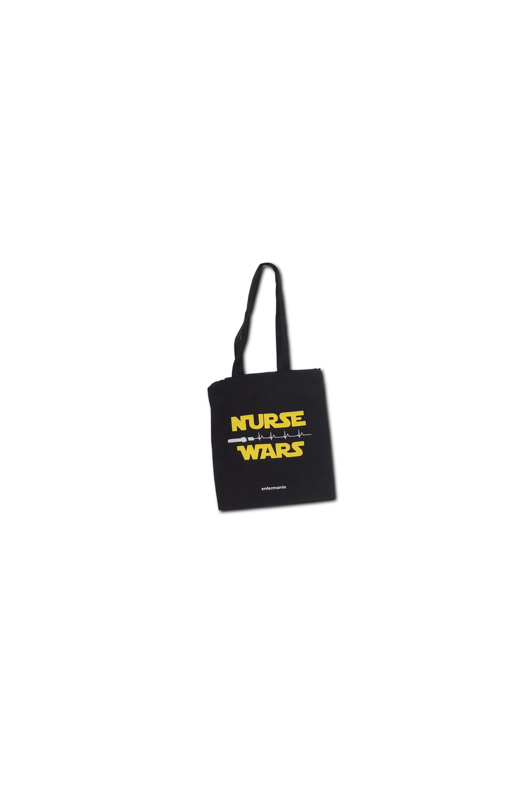 Bolsa Tote negra - estampada-1
