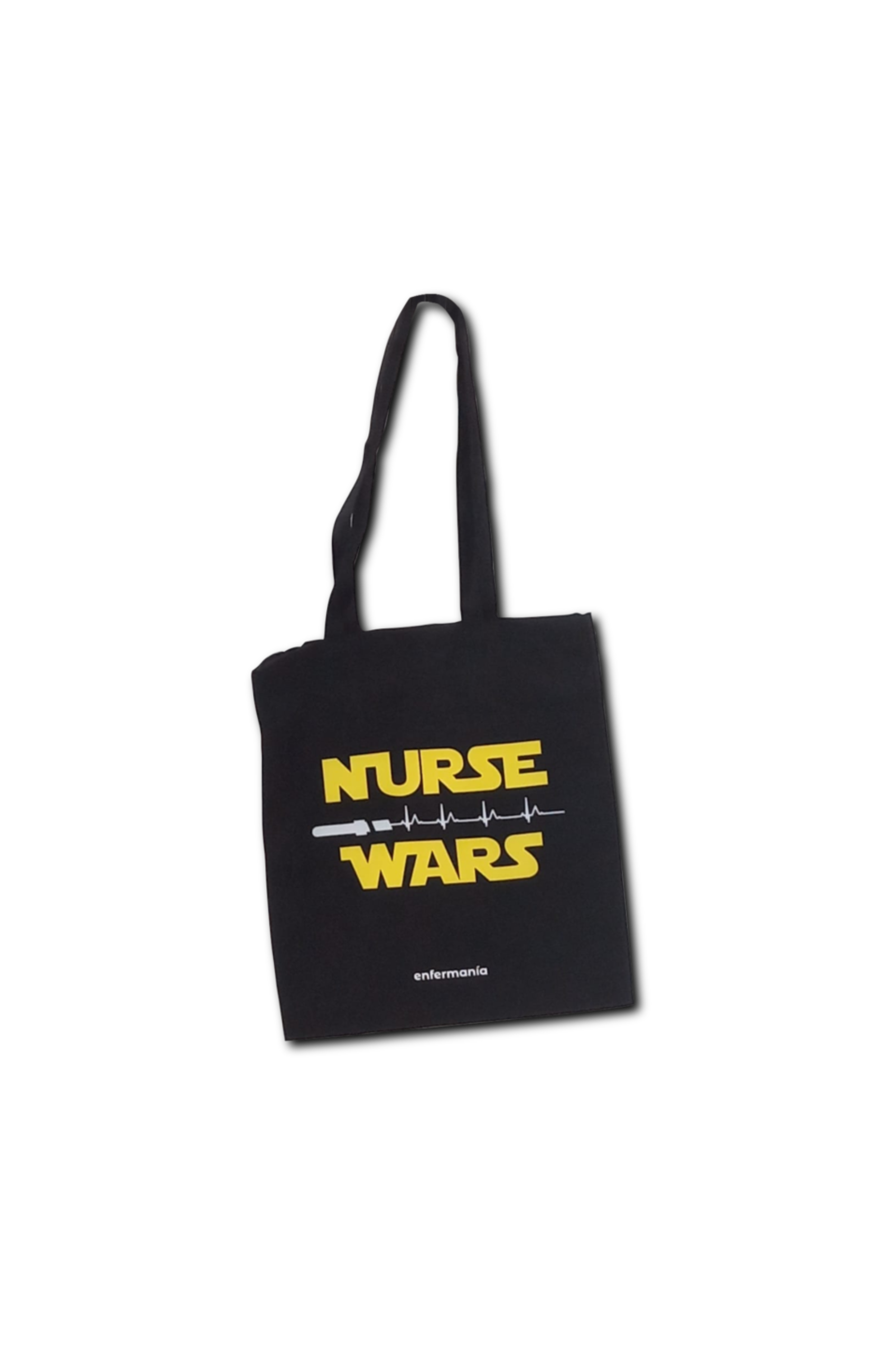 Bolsa Tote negra - estampada